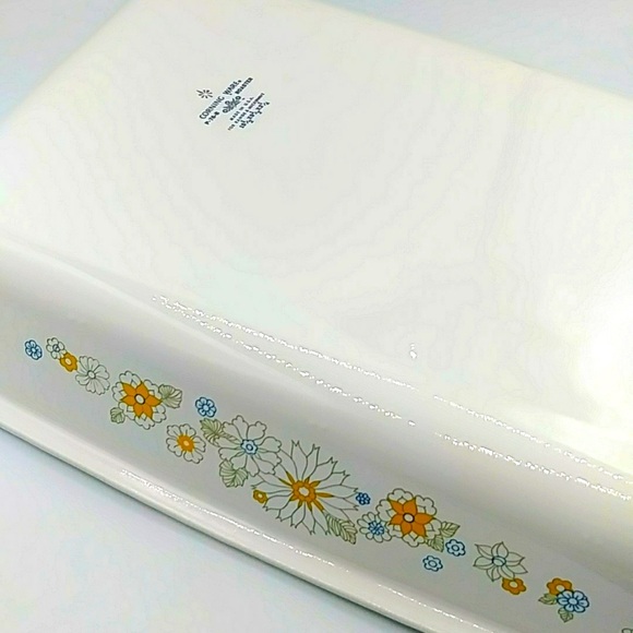 Corning Ware Roaster Pan “Floral Bouquet” Vintage. P-76-B. Made in USA. 17x 11” - Picture 6 of 14